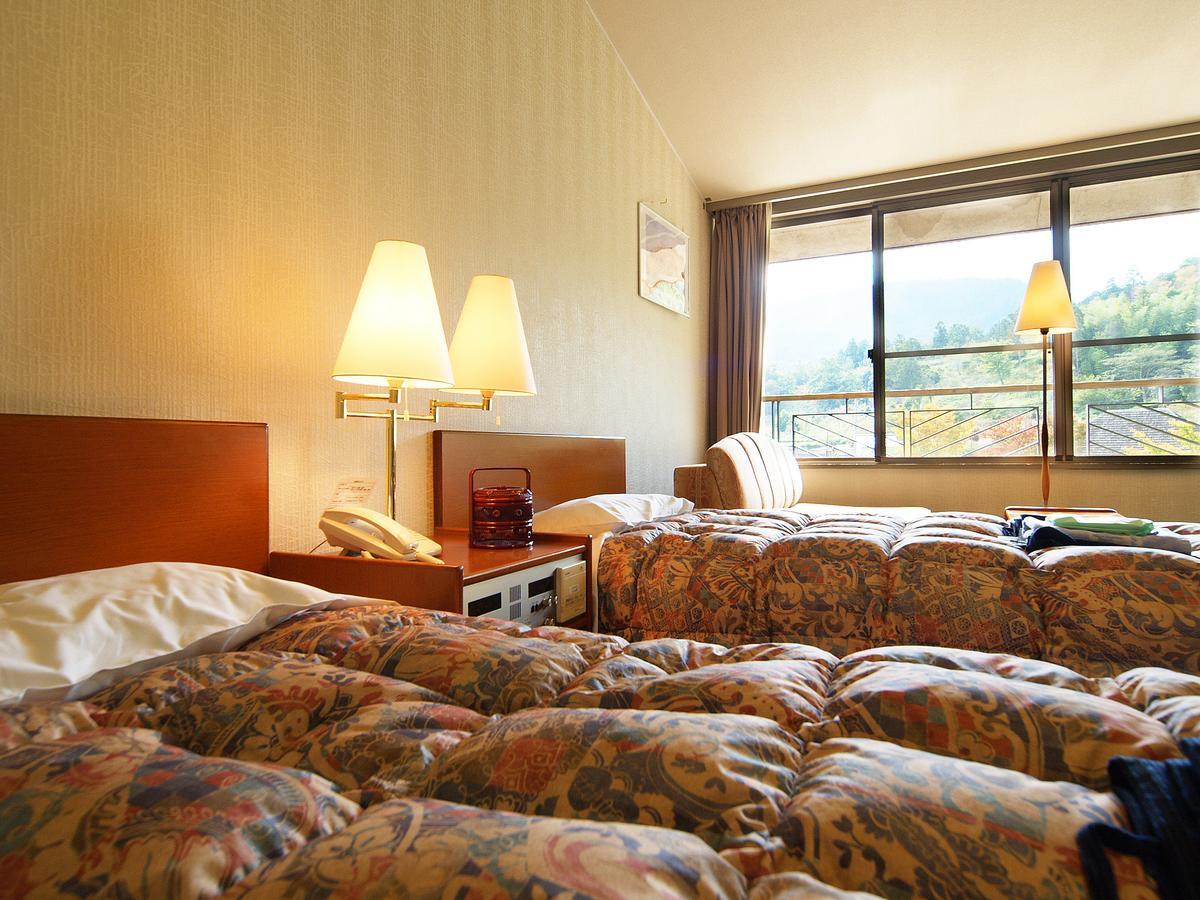 Kamiyama Onsen Hotel Shikinosato & Iyashinoyu Tokushima Bagian luar foto