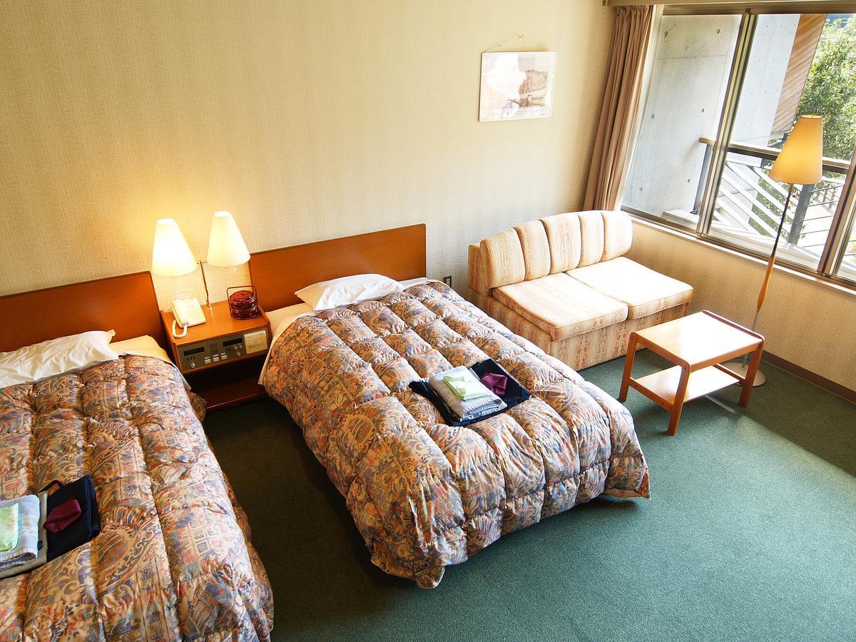 Kamiyama Onsen Hotel Shikinosato & Iyashinoyu Tokushima Bagian luar foto