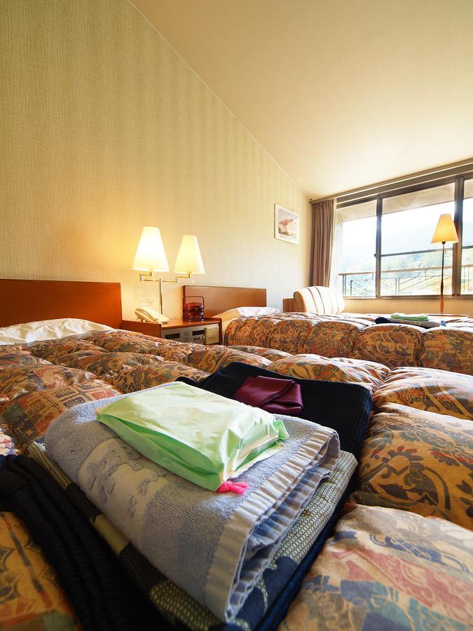 Kamiyama Onsen Hotel Shikinosato & Iyashinoyu Tokushima Bagian luar foto