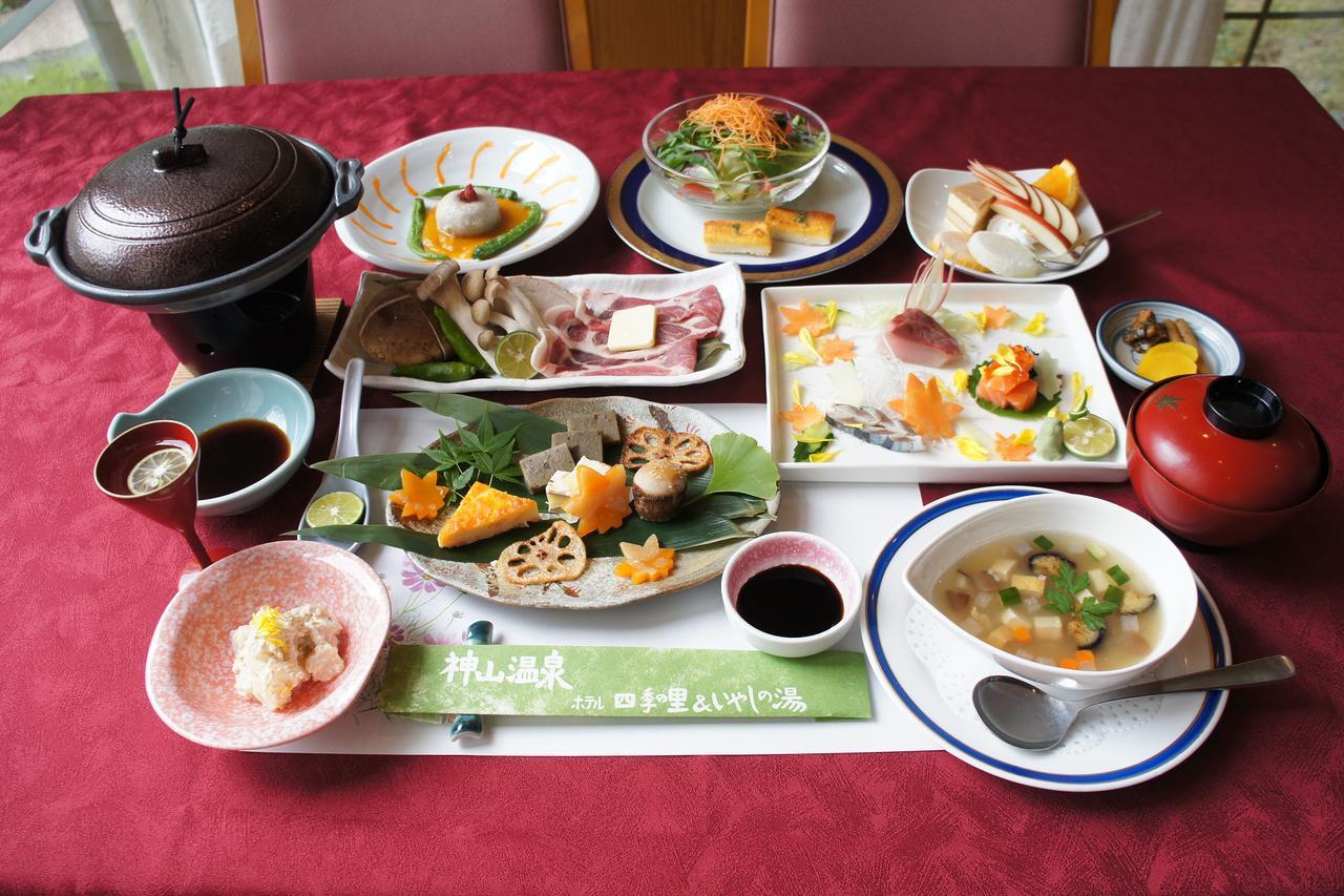 Kamiyama Onsen Hotel Shikinosato & Iyashinoyu Tokushima Bagian luar foto